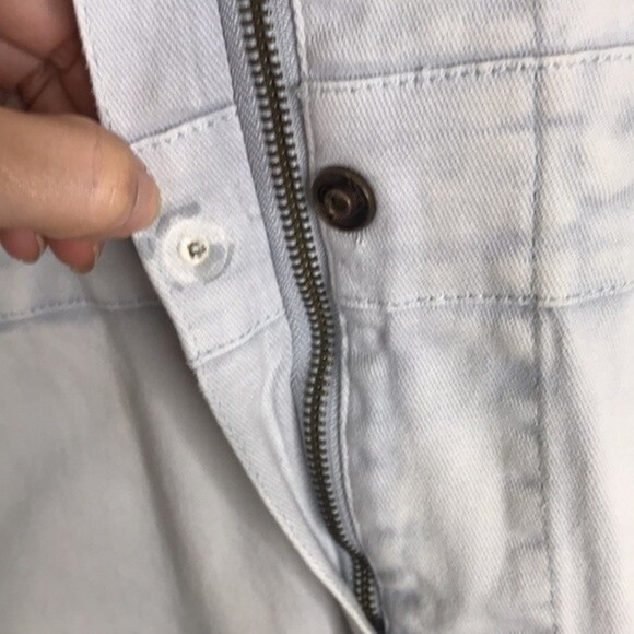 Faherty Blythe Jumpsuit Coverall Light Indigo Wash Denim size xs - Picture 8 of 14